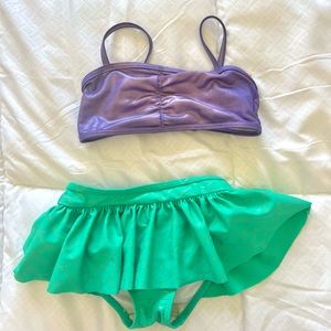 2 piece The Little Mermaid swimsuit